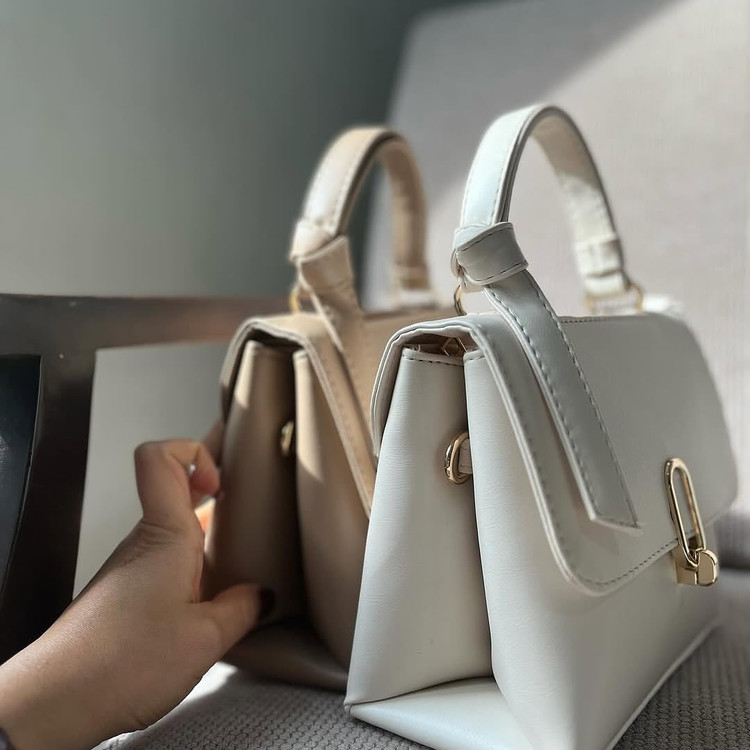 کیف چرمی زنانه دو خونه مدل سانتا