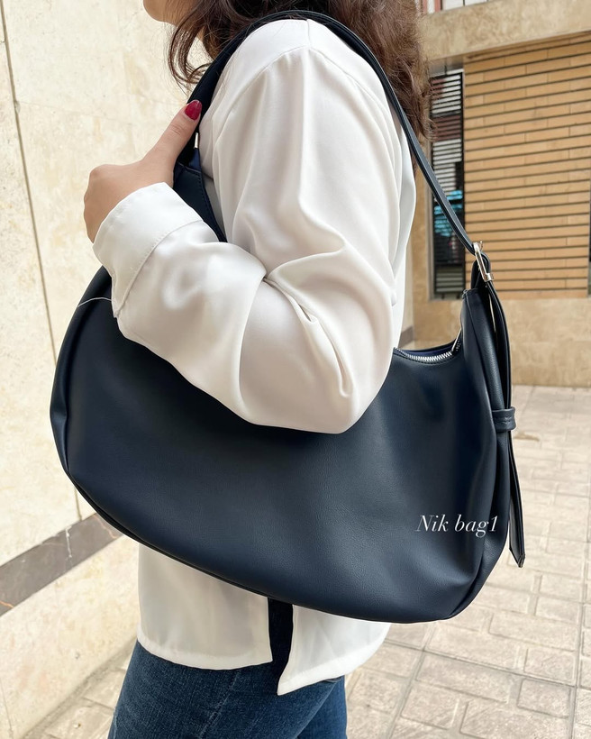 کیف زنانه چرمی ماه گونی