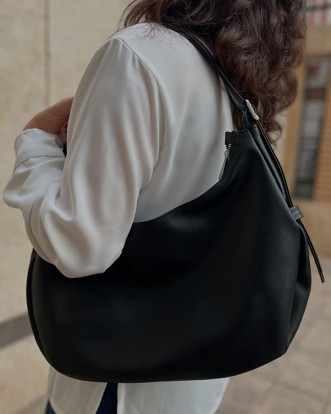 کیف زنانه چرمی ماه گونی